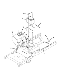 Electrical Diagram and Parts List for Z-FORCES60 (17AI5GHD-17AI5GHD010)(2012) Cub Cadet Lawn Tractor